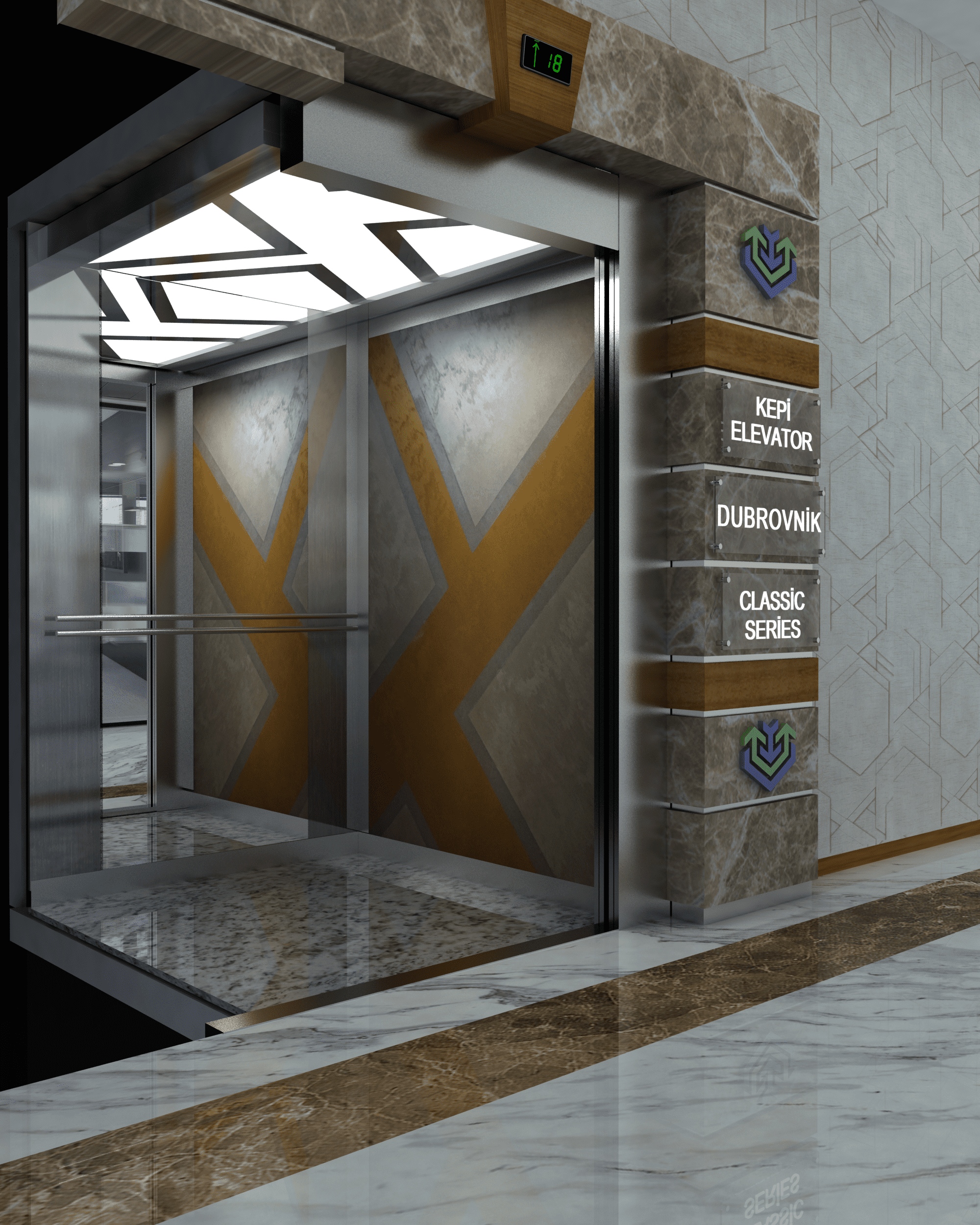 Пассажирские лифты из серии Класика
