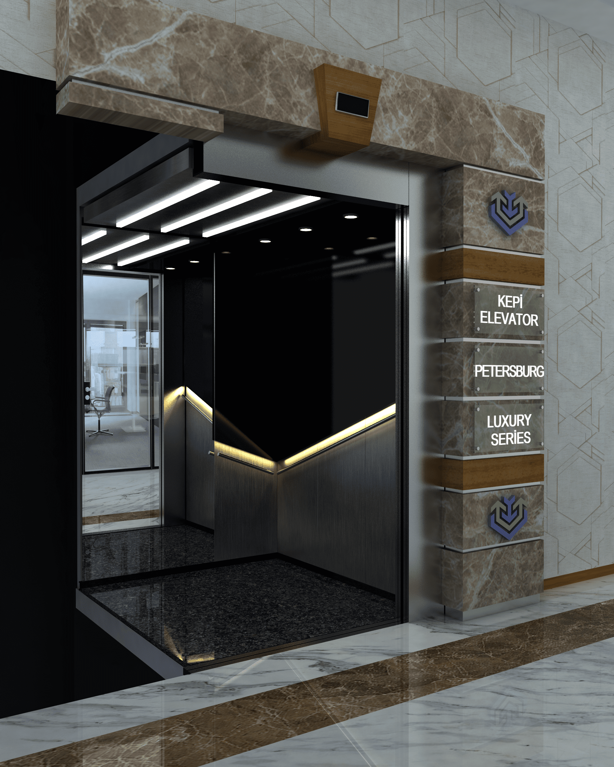 Пассажирские лифты из серии Люкс