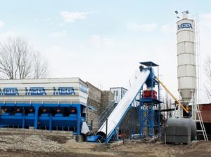 Бетонный завод 60 м3/ч марки Mega Promix 60.TW