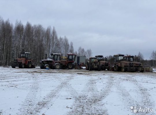 Расчистка полей от деревьев и корней