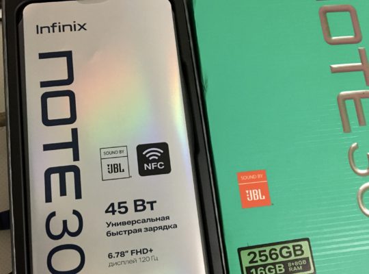 Infinix Note 30 — 8/256 ГБ (2023) в упаковке